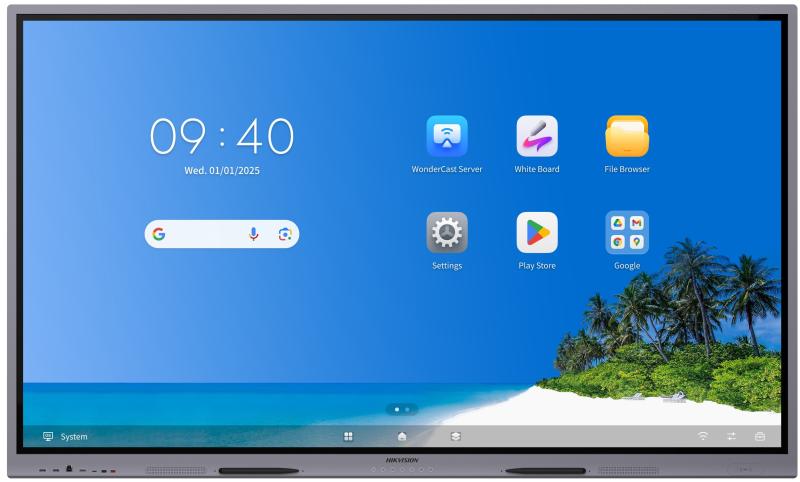 מסך אינטראקטיבי WonderHub 75 אינץ'