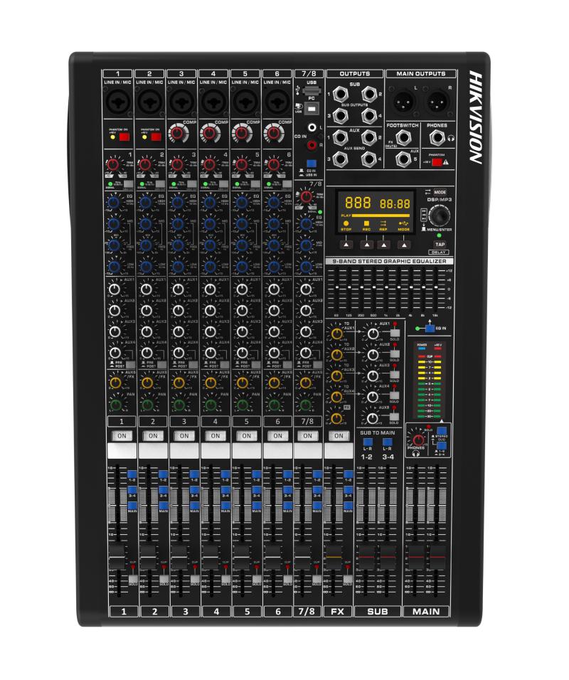 DS-QAPMCR8-A — Analog Mixing Console 8-ch